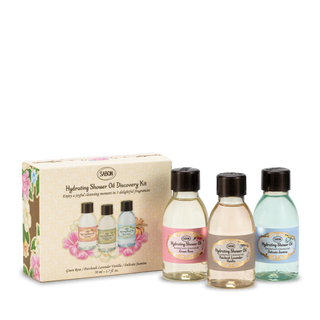 3 feuchtigkeitsspendende Duschöle Set