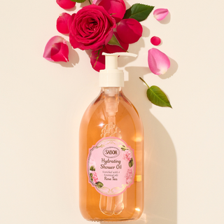 Feuchtigkeitsspendendes Duschöl 500 ml – Rose Tea